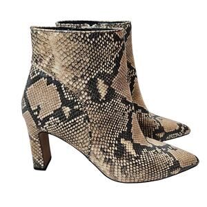 Steven By Steve Madden Jenn Women's Boot Natural Multi Snake Women's 10 Mob Wife